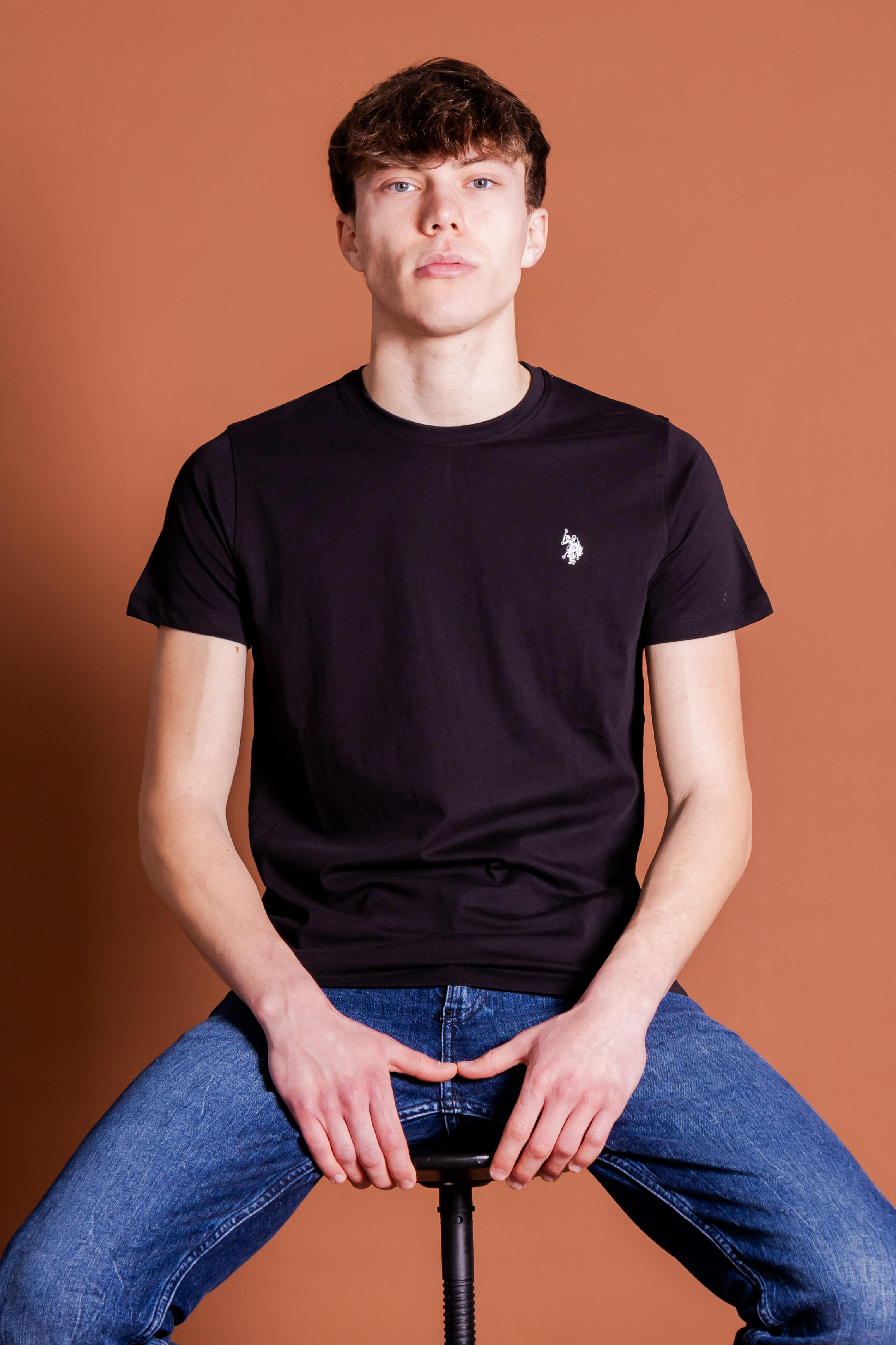 t-shirt crop top MICK HOMME noir 2/5