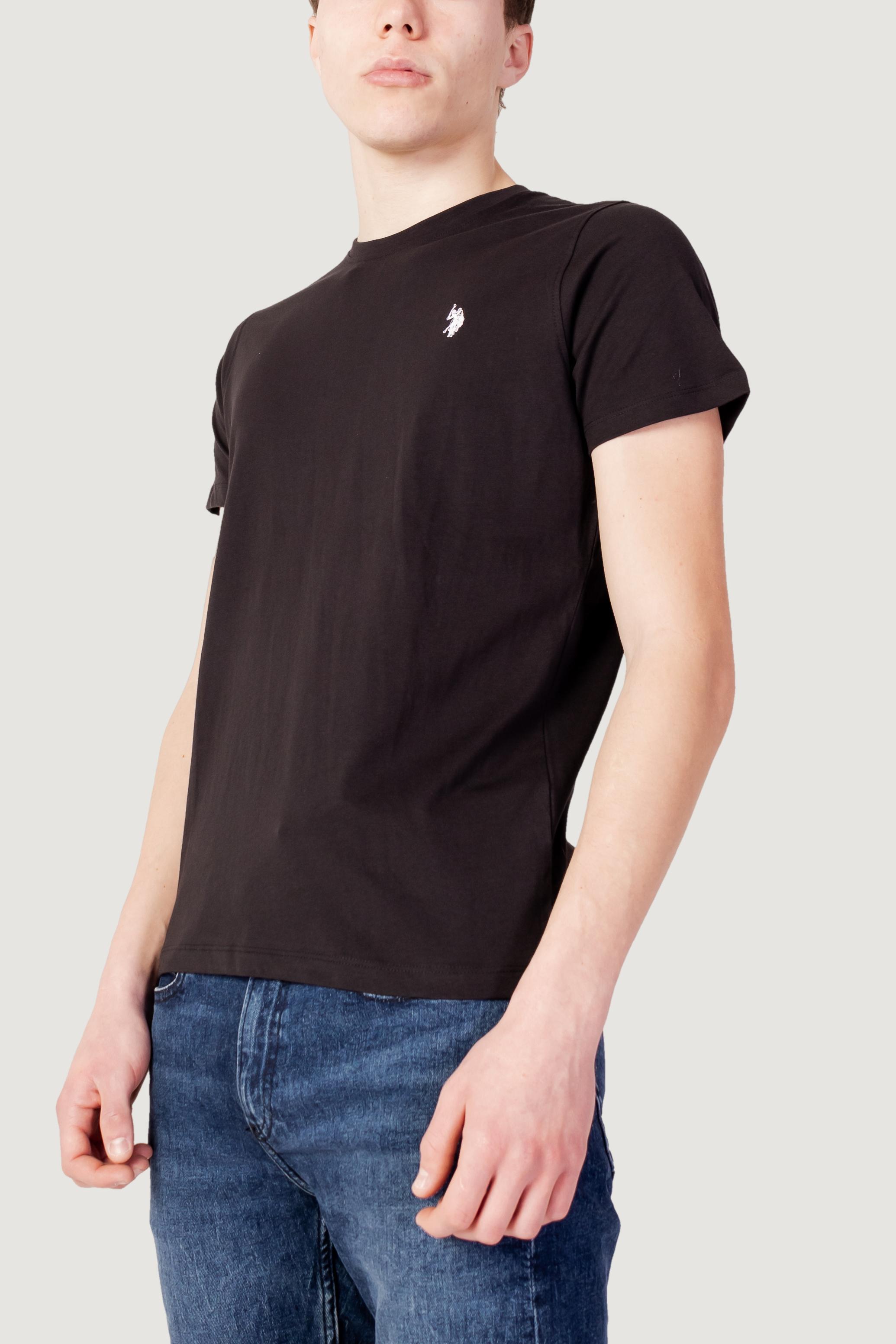 t-shirt crop top MICK HOMME noir 1/5