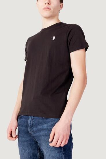 t-shirt crop top MICK HOMME noir