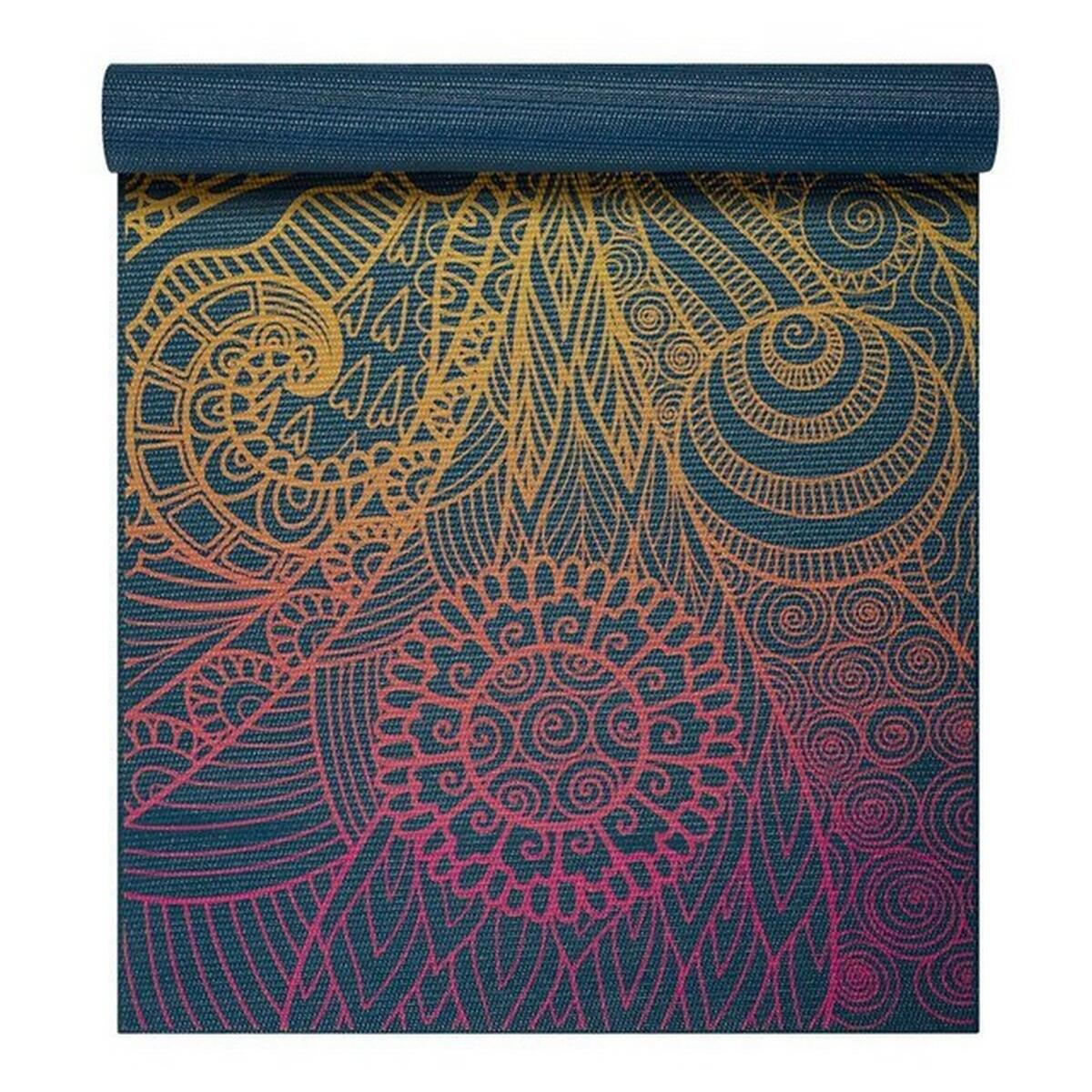 Tapis De Yoga Motif/style Zeste Vif (Multicolore) Taille unique 3/3