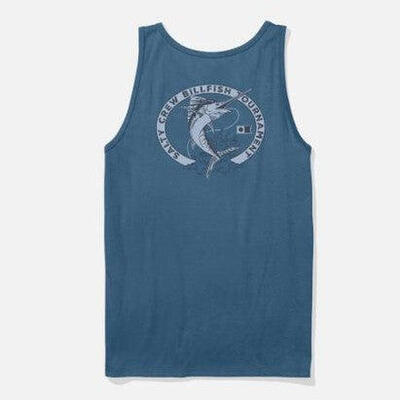 Salty crew shootout blue singlet