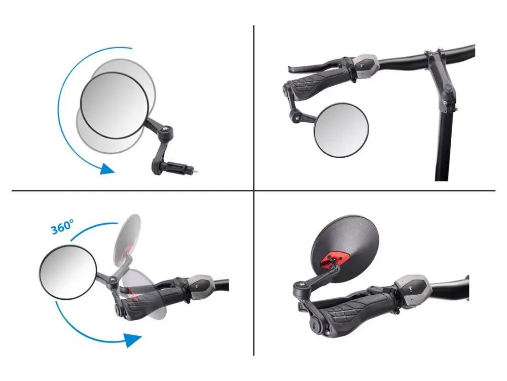 Krampe spiegel KF1 type B Ø=103mm binnenklem links/rechts E-25 inklapbaar sch... 2/5