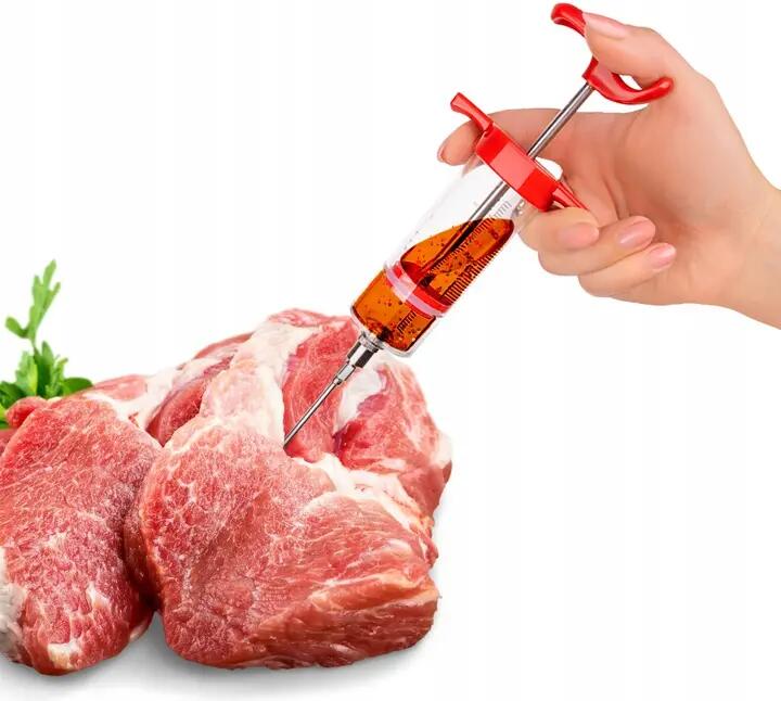Seringa pentru carne pentru sosuri marinate, 23 cm, 50 ml 2/7