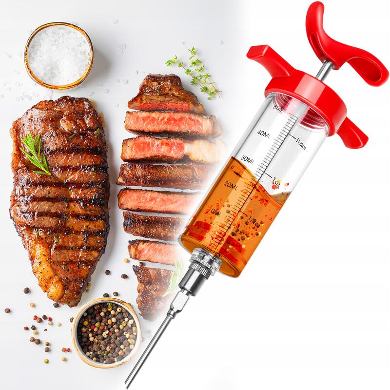 Seringa pentru carne pentru sosuri marinate, 23 cm, 50 ml