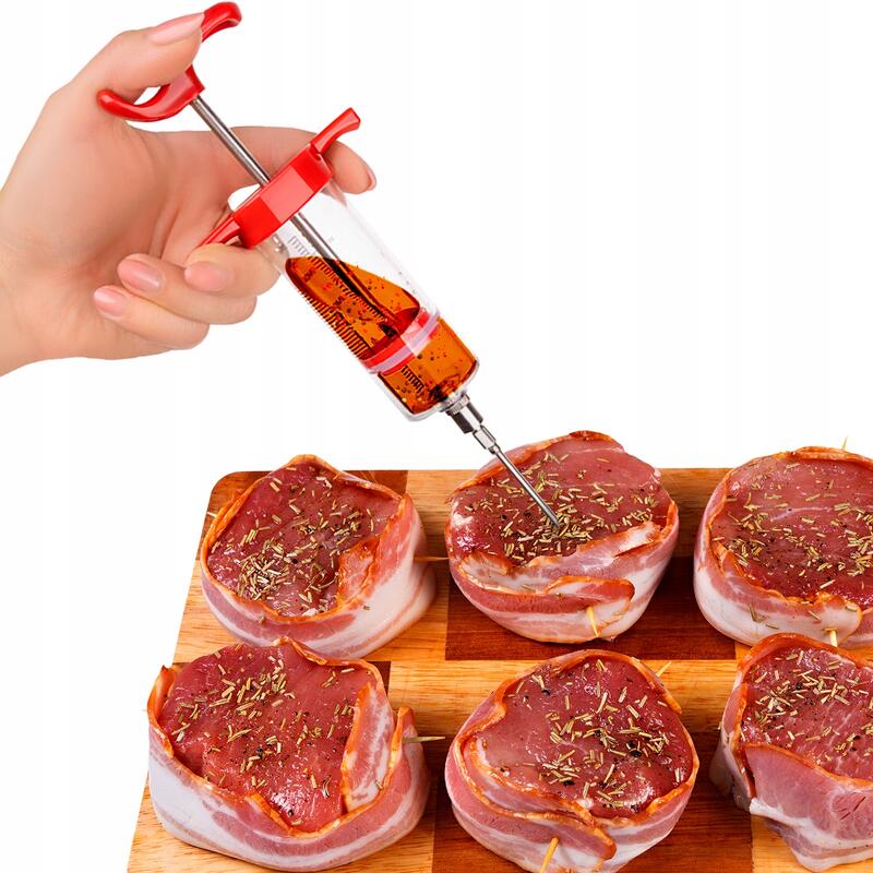 Seringa pentru carne pentru sosuri marinate, 23 cm, 50 ml