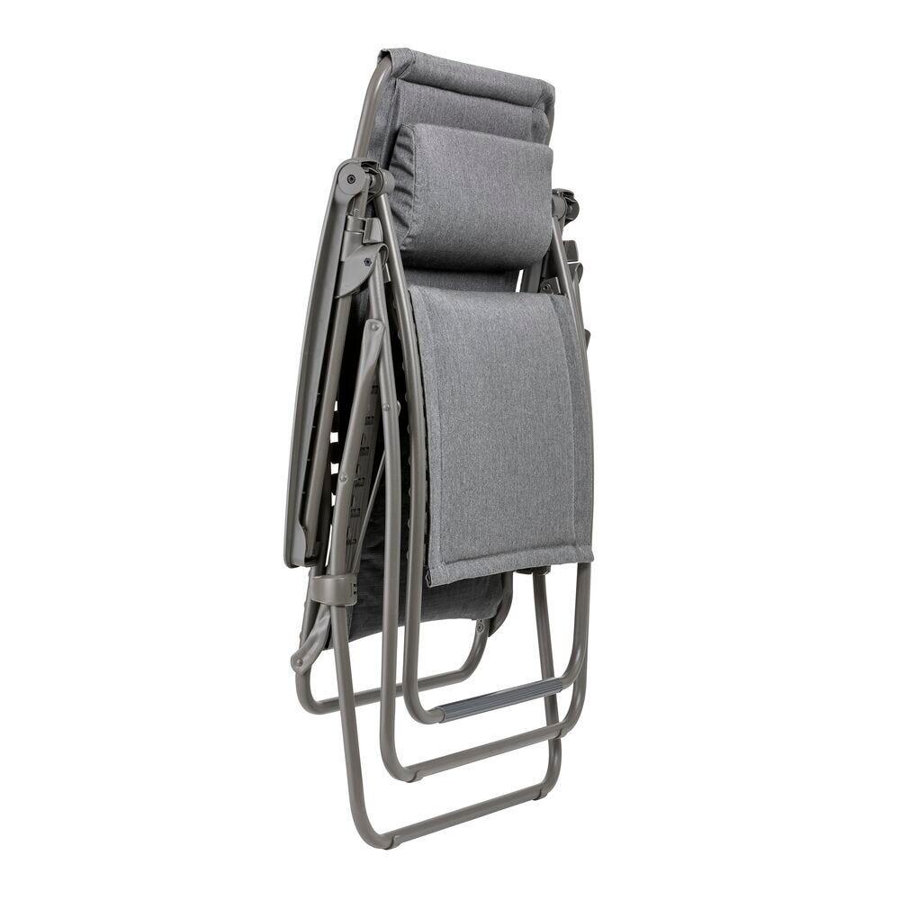 Ensemble fauteuil relax et porte gobelet - RSX CLIP XL - Gris - Lafuma Mobilier 2/7