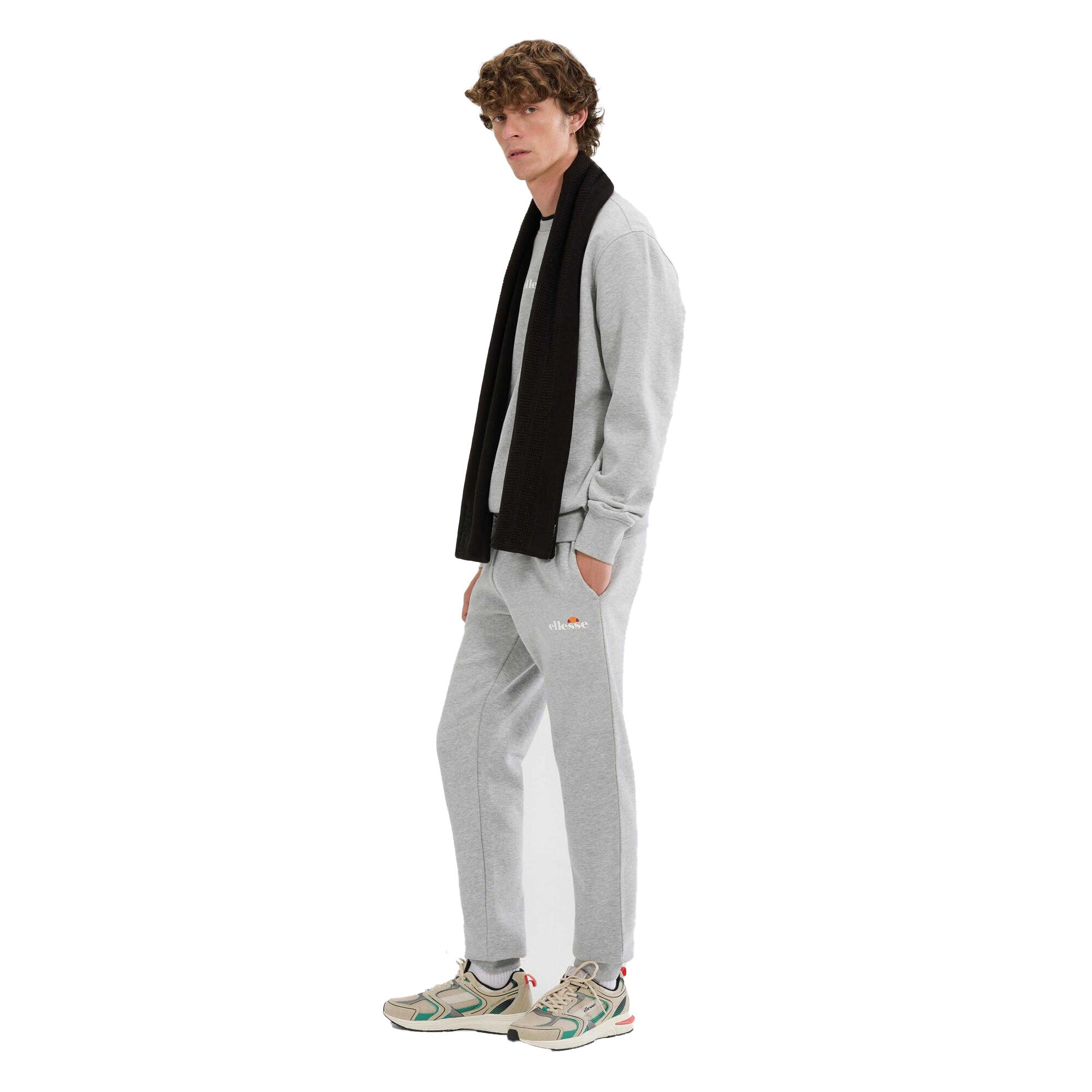 Pantalon De Jogging CRAVO Homme (Gris Clair Chiné) 4/4