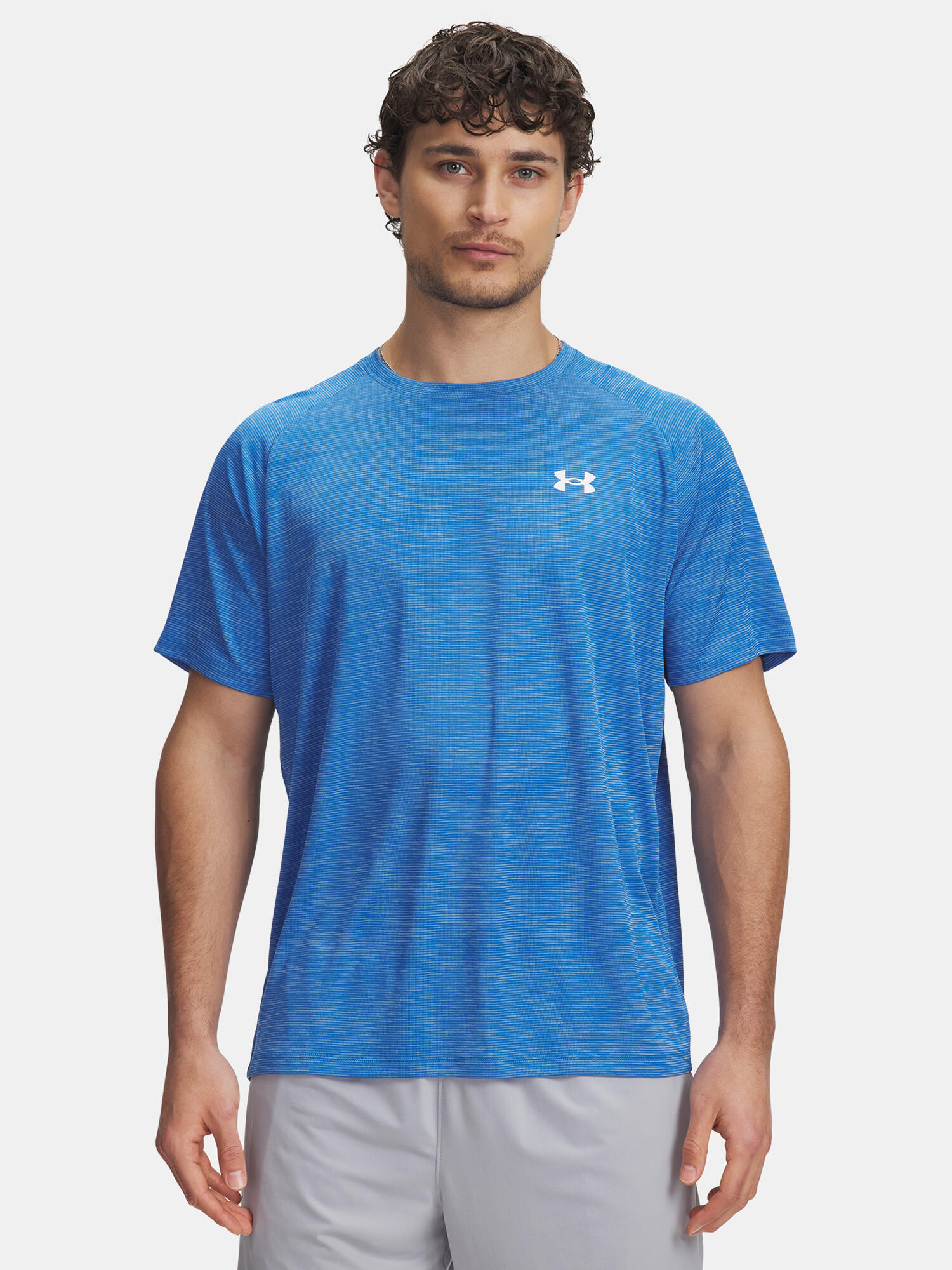 Koszulka T-Shirt Męski Treningowy Under Armour Szybkoschnący UA Tech 1/3