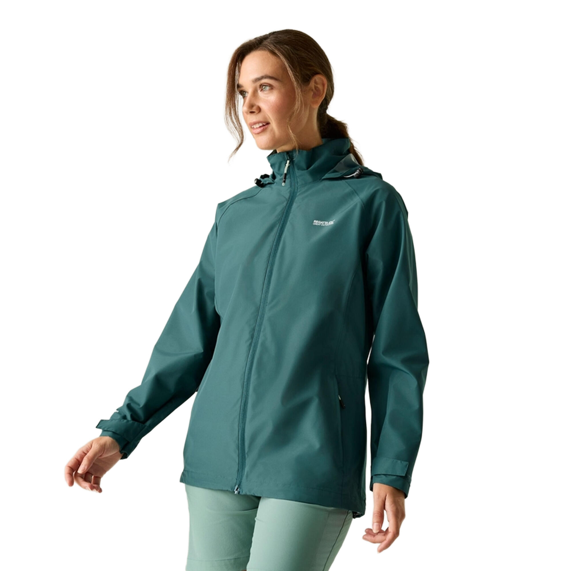 Chaqueta Impermeable Daysha II para Mujer Verde Mediterráneo 4/5