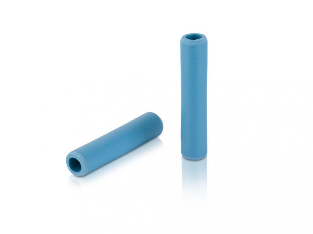 XLC Griffe Silikon GR-S31 130mm, cyan, 100% Silikon 2/3