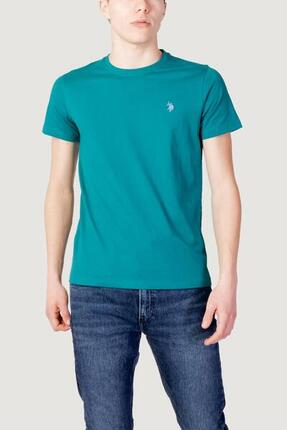 t-shirt crop top MICK HOMME vert