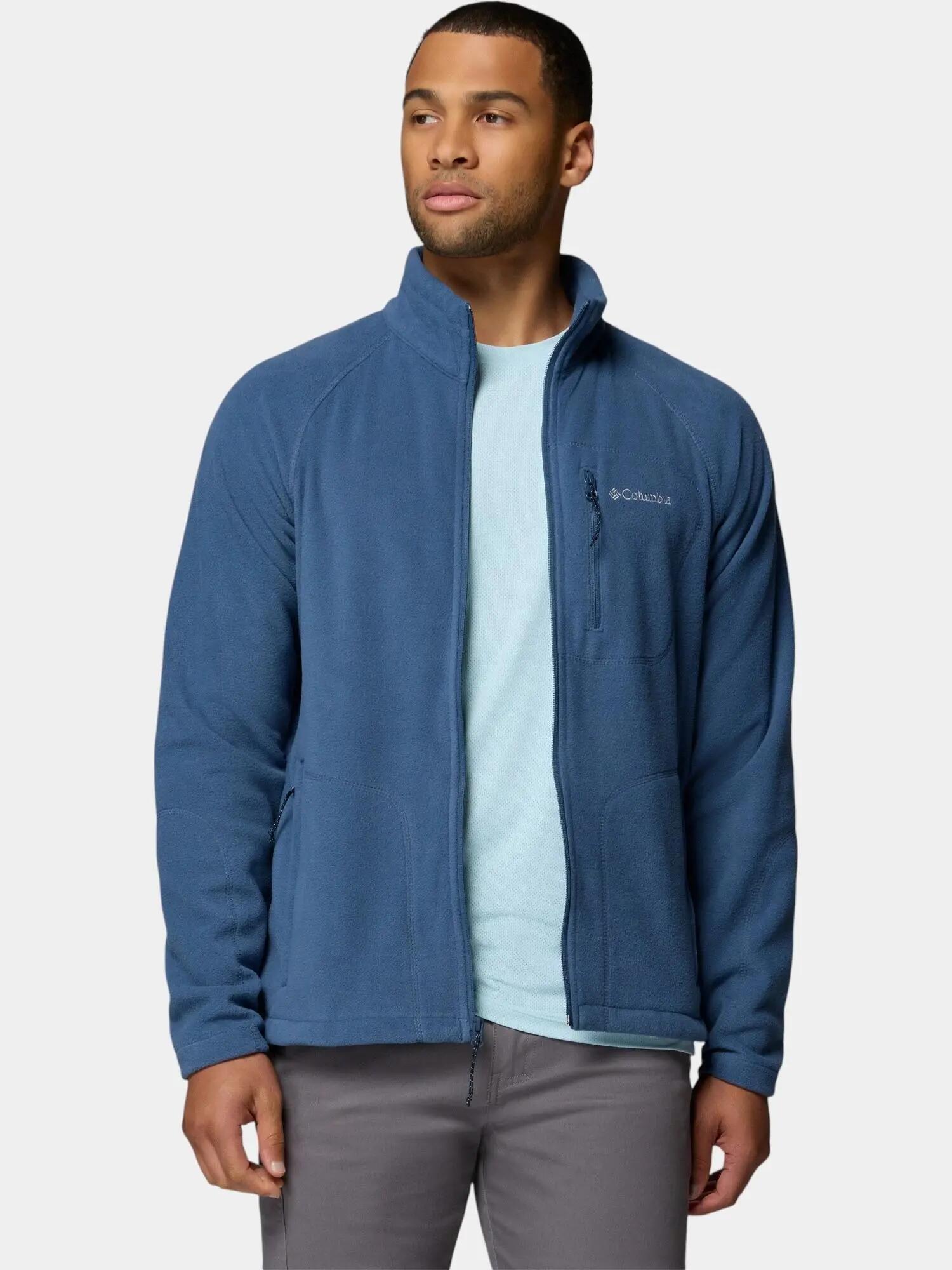 Polar Columbia modelo Forro polar Columbia Fast Trek II Full Zip azul para homem 5/7
