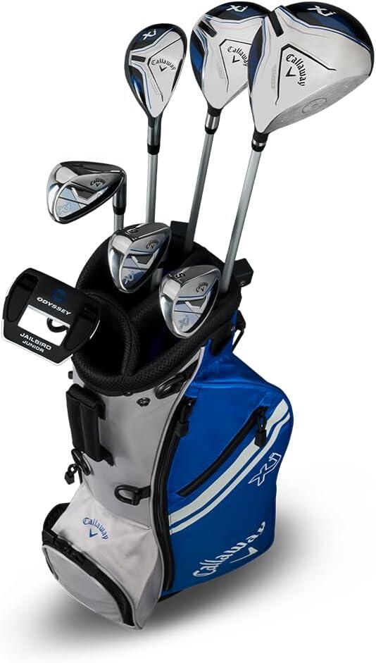 Callaway Golf XJ-3 Junior, ensemble de golf pour enfants, blanc/bleu 2/7