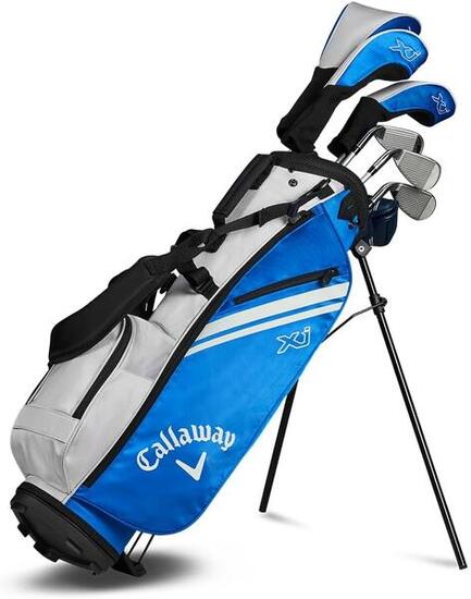 Callaway Golf XJ-3 Junior, ensemble de golf pour enfants, blanc/bleu