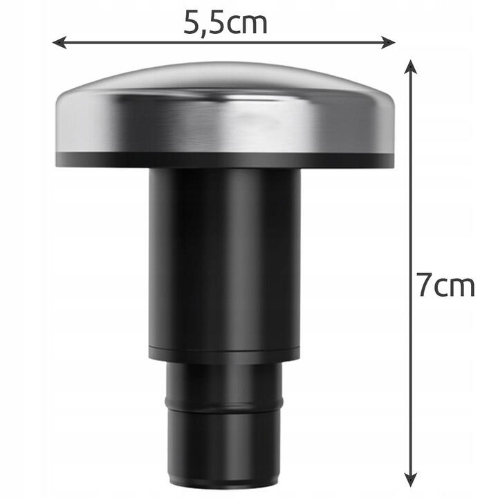 Varf incalzire aparat masaj, niveluri 44-56-61°C, 900 mAh, USB, Ø12 mm, 5.5x7 cm