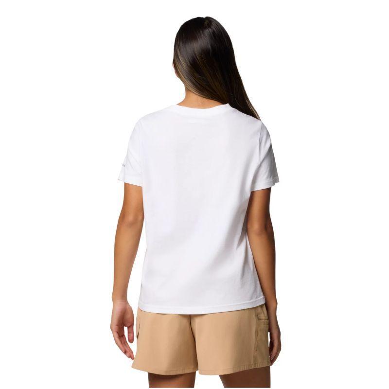 Maglietta Grafica Donna Columbia Rolling Bend Bianco 3/3