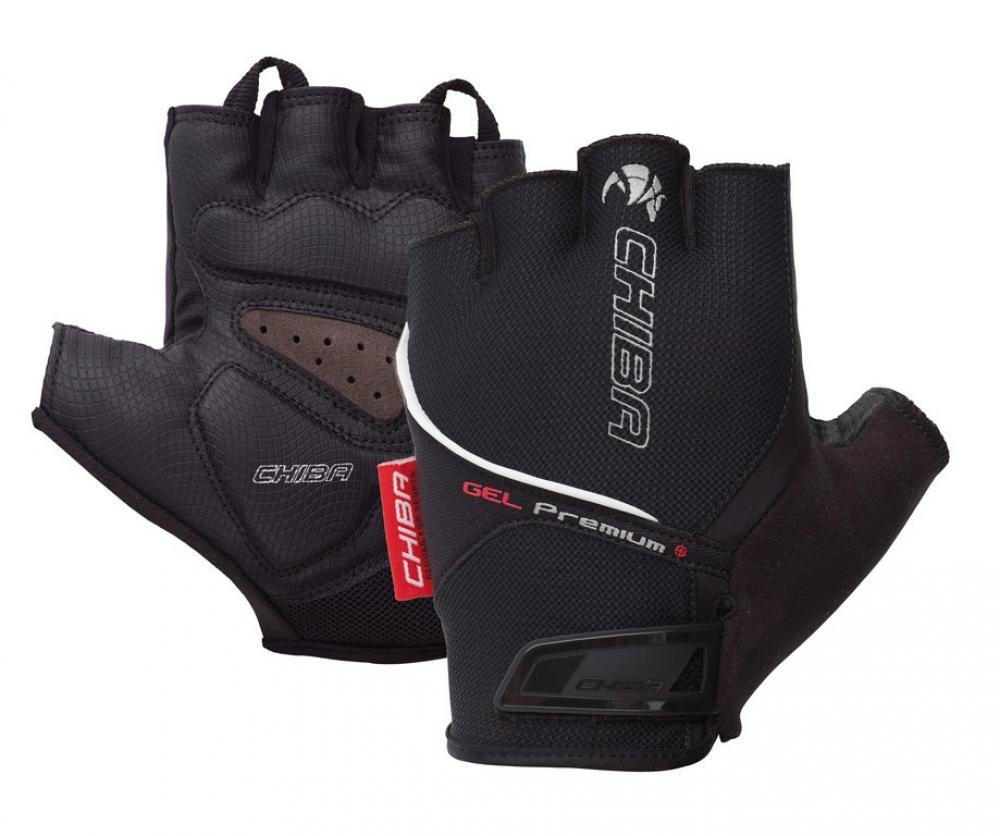 CHIBA Cyklo rukavice GEL PREMIUM s gelovou dlaní