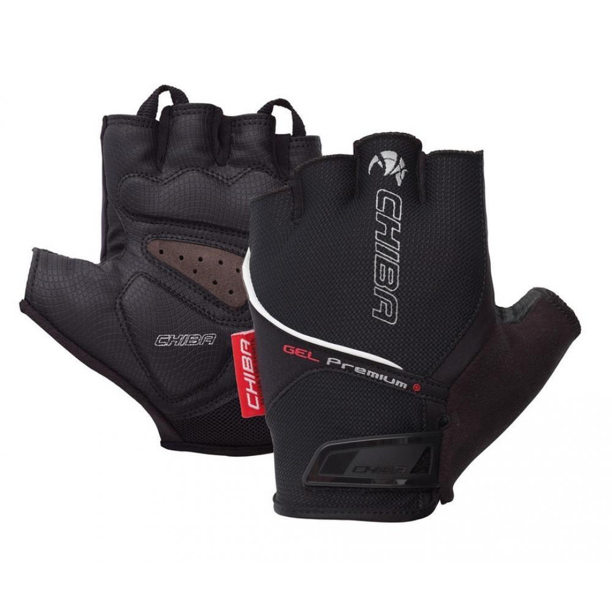 CHIBA Cyklo rukavice Chiba GEL PREMIUM s gelovou dlaní