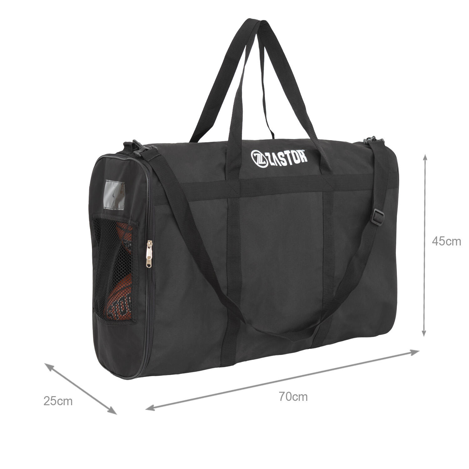 Bolsa Portabalones Zastor Velop 6Bal Negro 4/4