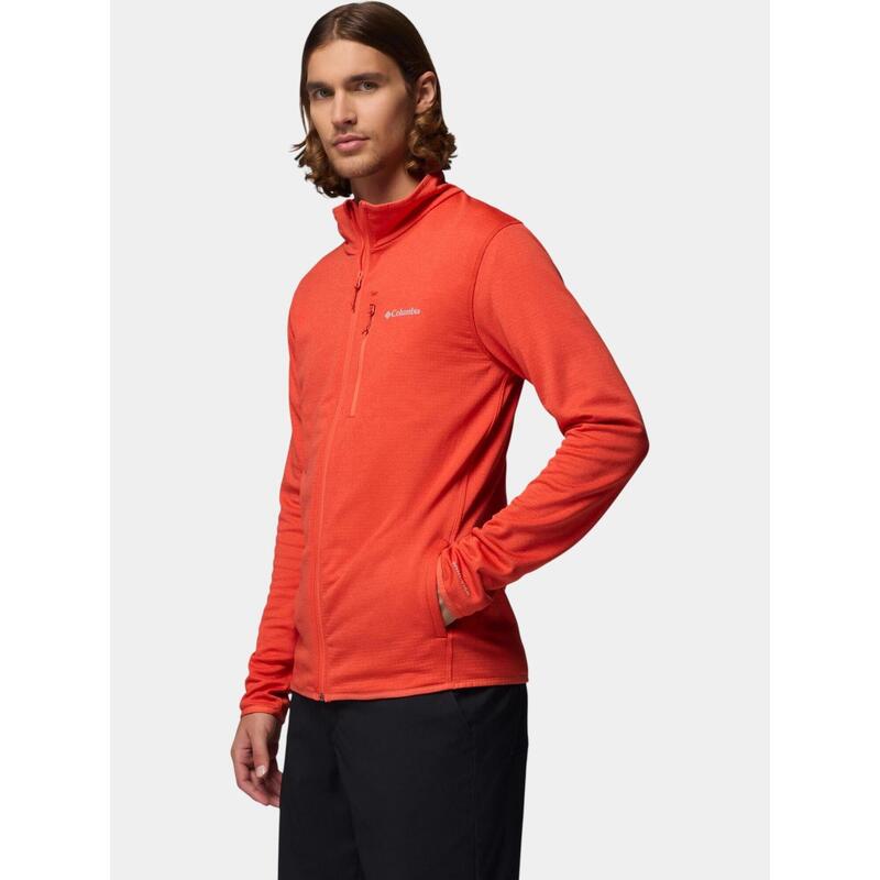 Pulover polar Essential Hike Grid Fleece Full Zip barbati