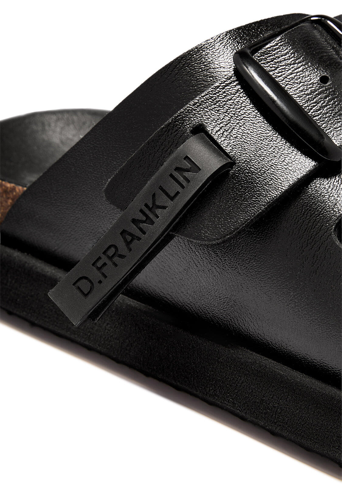 Sandalias D. Franklin Vibe Buckle Met Negro 4/4