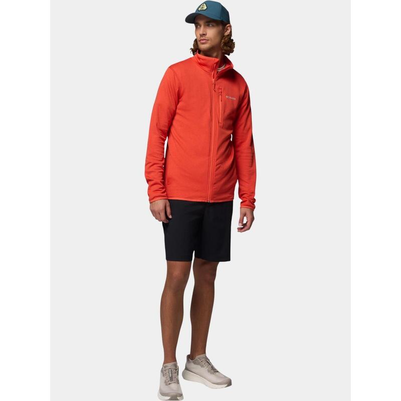 Pulover polar Essential Hike Grid Fleece Full Zip barbati