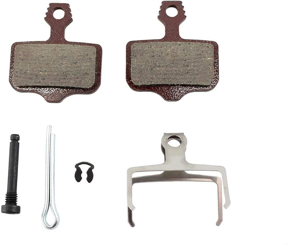SRAM disc brake pads with aluminium plate for Level/Elixir/Road AXS 2/2