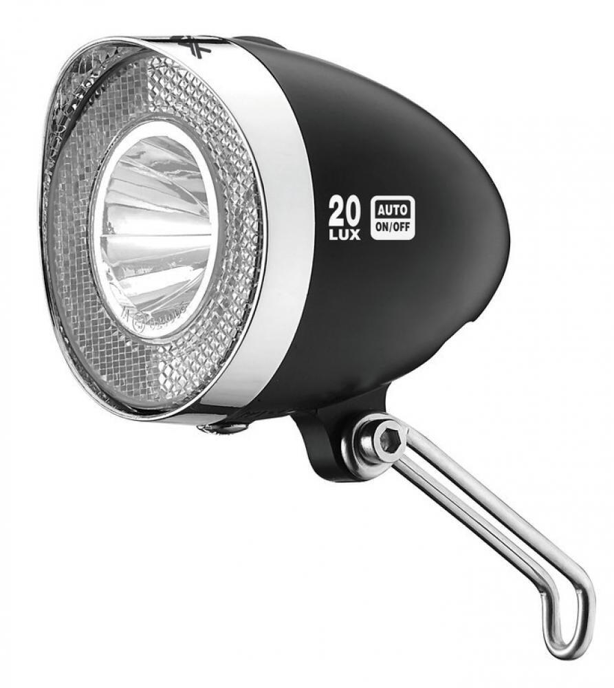 XLC Scheinwerfer LED CL-D03 Reflektor 20Lux Schalter, schwarz 2/3
