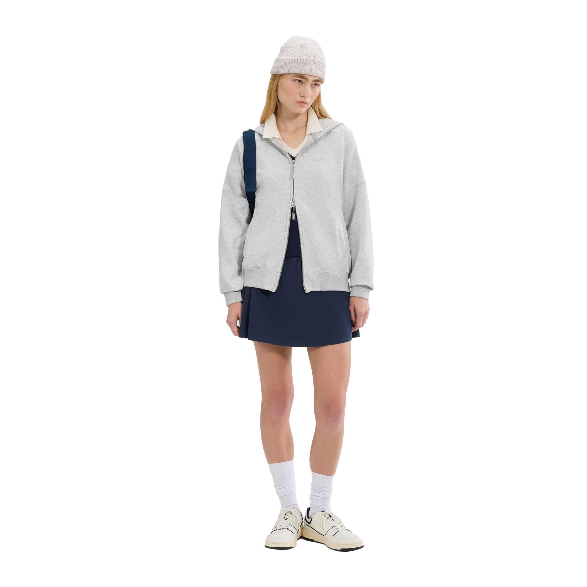 Veste À Capuche PIANELLA Femme (Gris Clair Chiné) 4/4