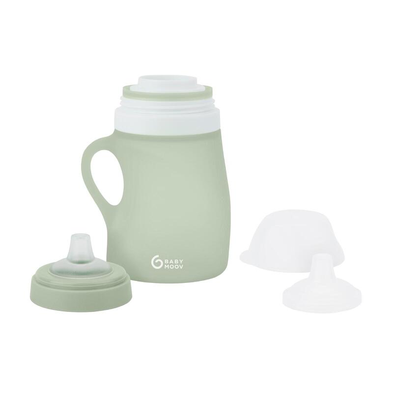 Silikonová láhev 150ml Green