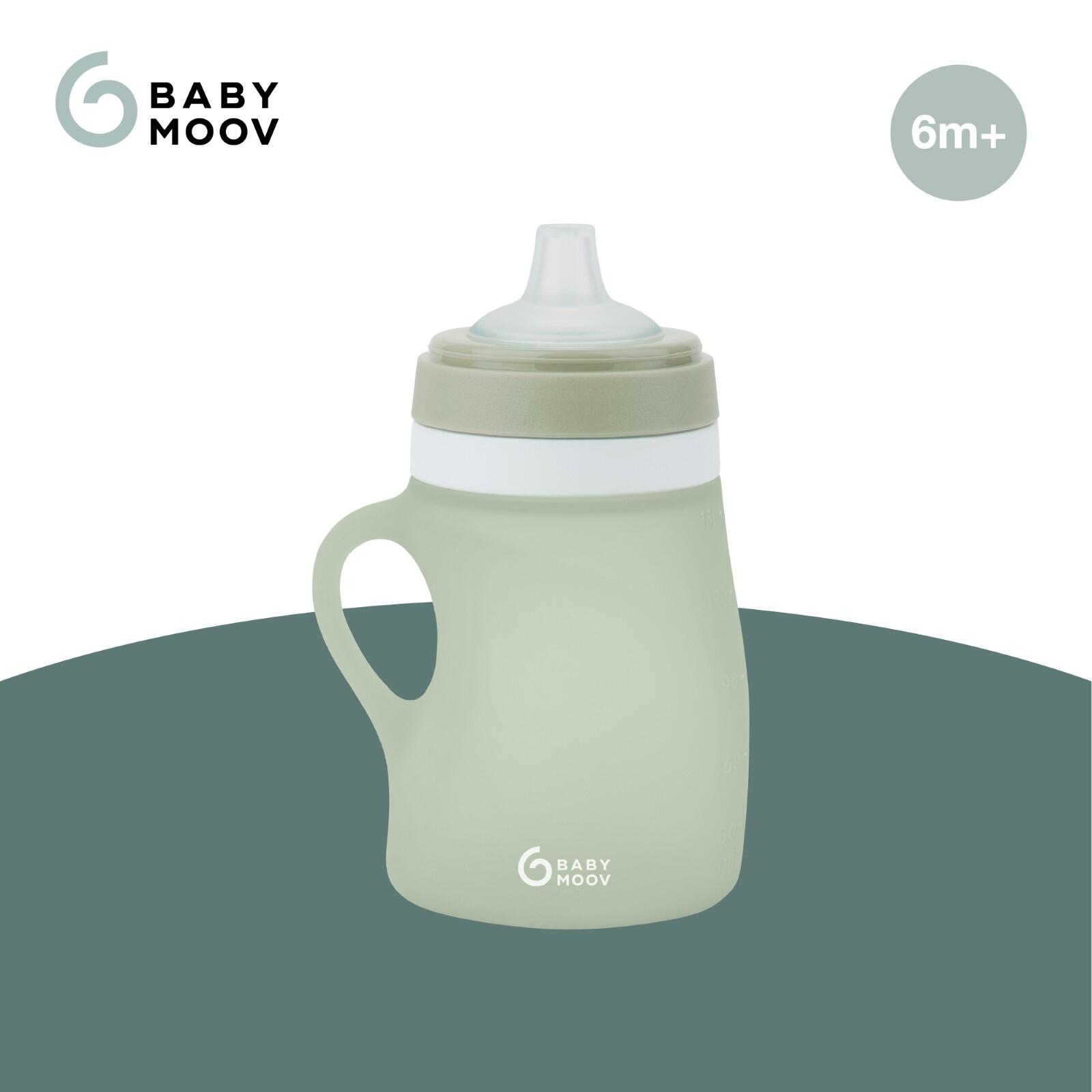 Gourde bébé enfant 150 ml en silicone - Vert 3/7