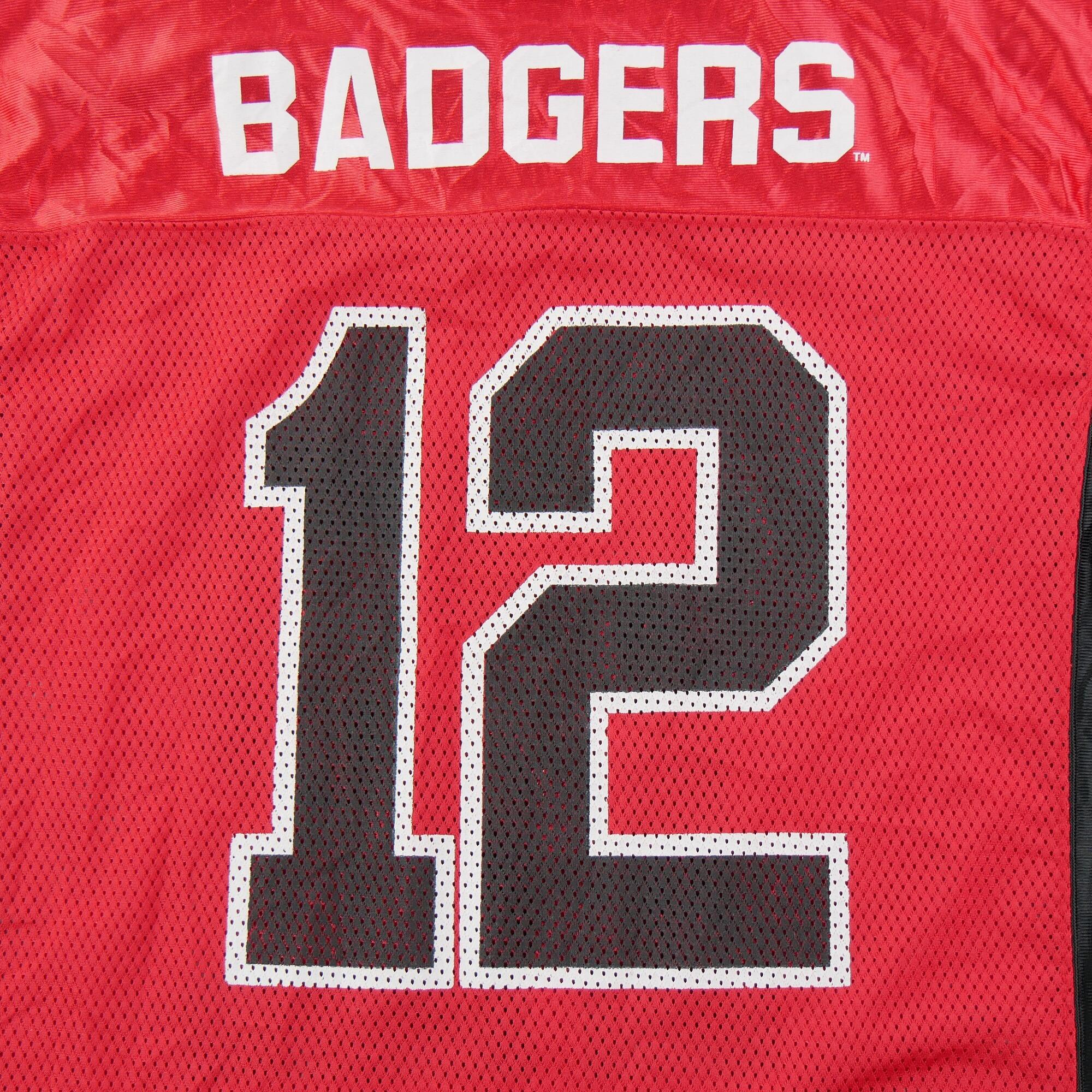 Segunda Vida - Camisola Vermelha Masculina NCAA Wisconsin - Em muito bom estado 5/7