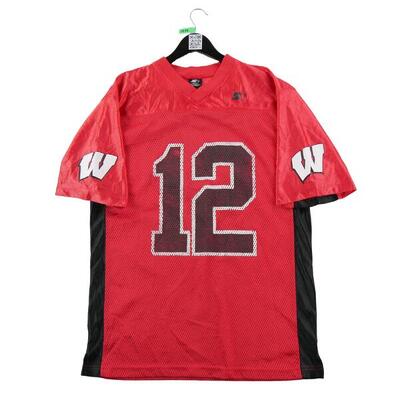 Tweedehands - heren ncaa wisconsin rood shirt - zeer goede staat