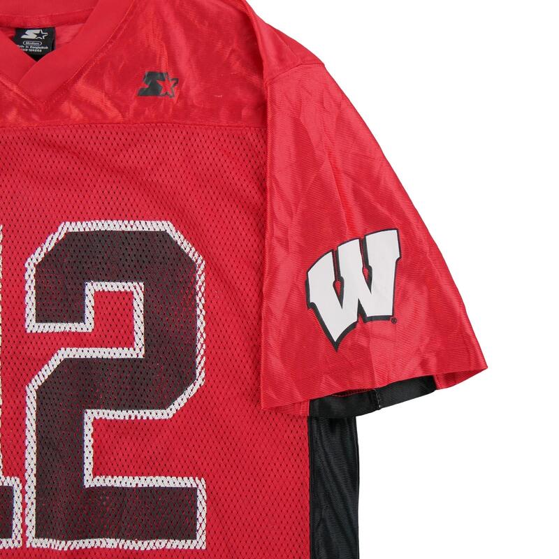 Tricou roșu bărbați Wisconsin NCAA