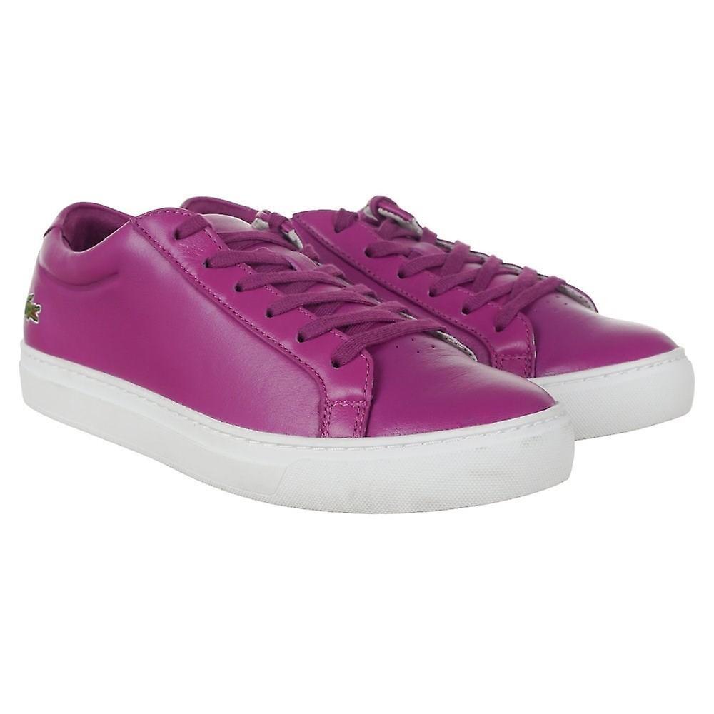Womens/Ladies Lifestyle Leather Trainers (Violet)