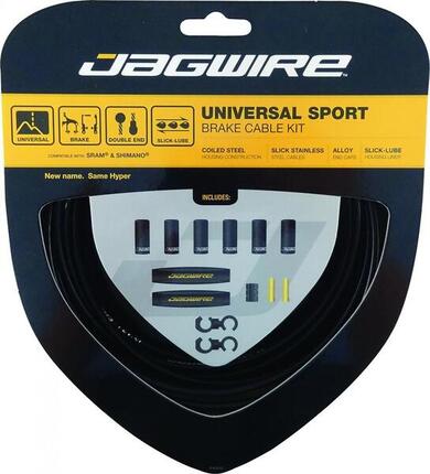 Jagwire Bremszugset Universal Sport-Schwarz
