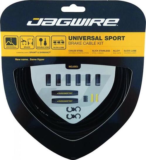Jagwire Bremszugset Universal Sport-Schwarz