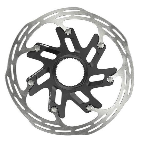Sram Bremsscheibe Paceline X CenterLock Ø140mm, 2-Piece, schwarz, abgerundet