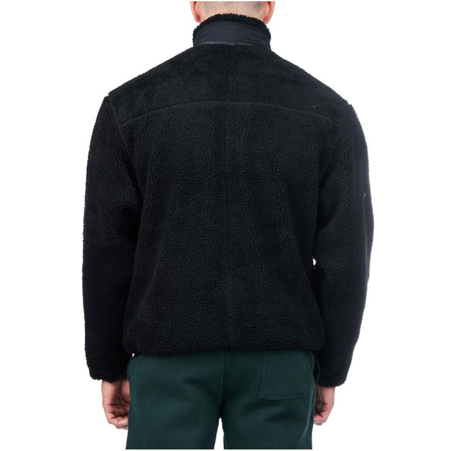 "Este" Fleecejacke für , Durchgehender Reißverschluss Herren Schwarz 2/3
