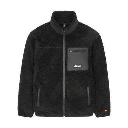 Este" Fleecejacke für , Durchgehender Reißverschluss Herren Schwarz