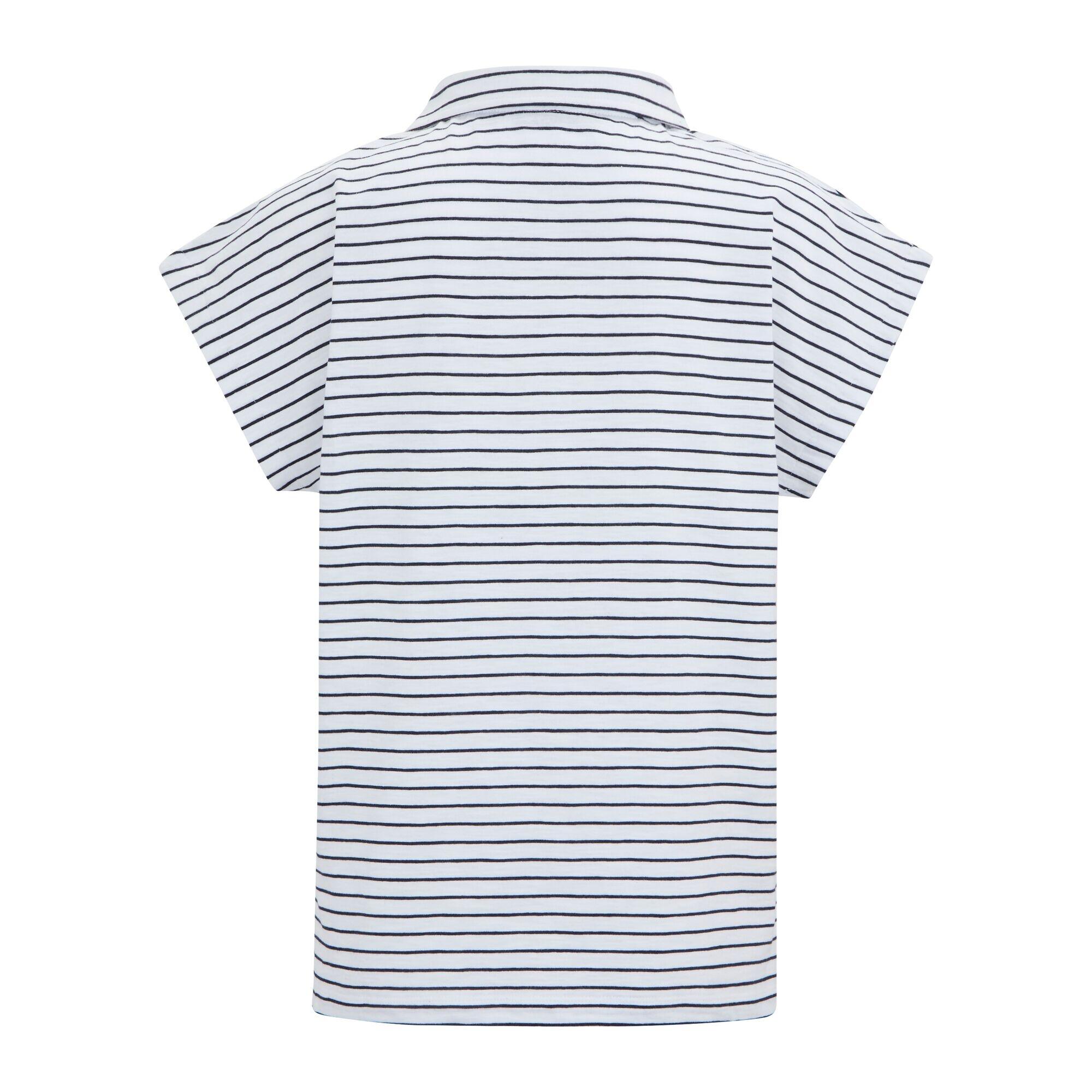 Camiseta Lorana para Mujer Blanco, Marino 2/4