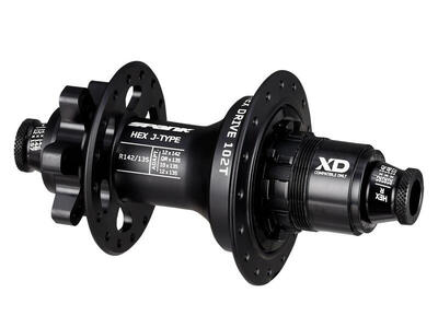 Achternaaf spank hex j-type r135/142 xd, 102t, 32h
