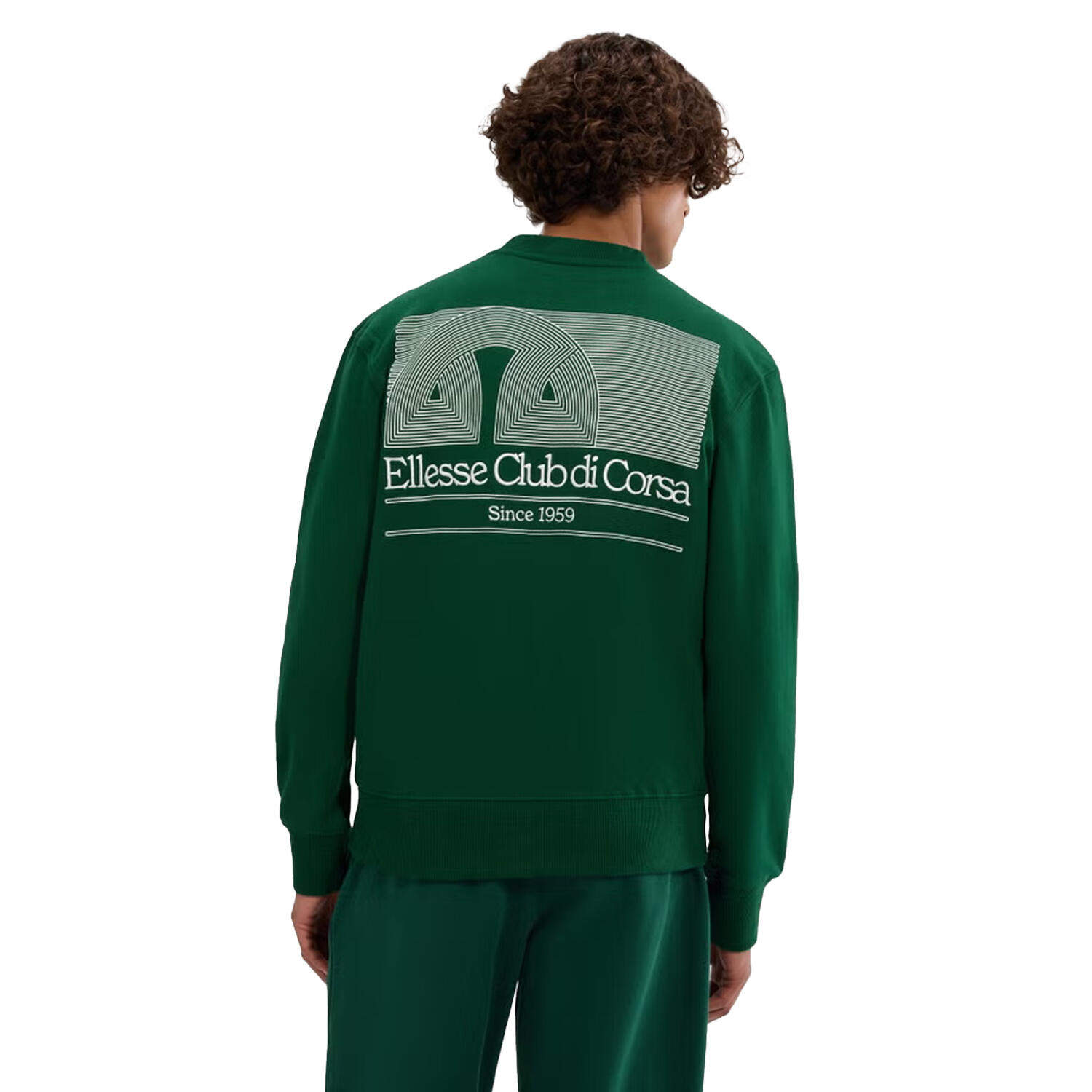 Sweat CLUB DI CORSA Homme (Vert Foncé) 2/4