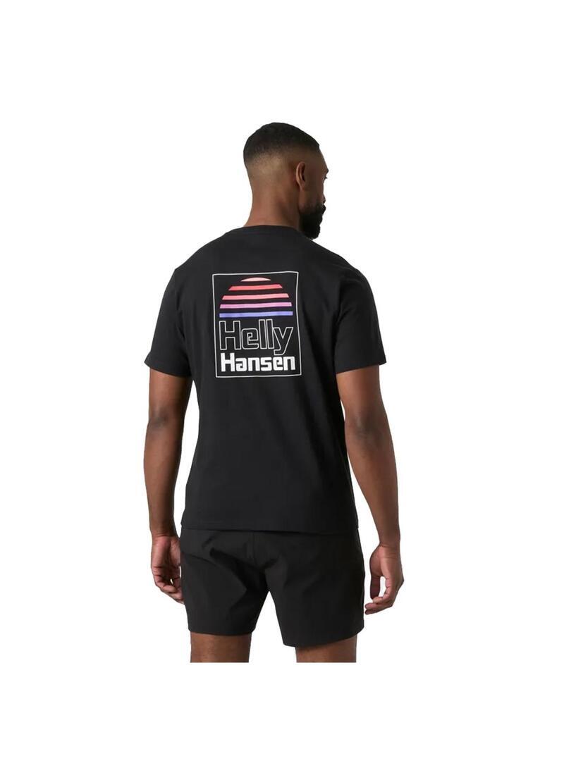 Camiseta para Hombre Helly hansen Core graphic Negro 4/6