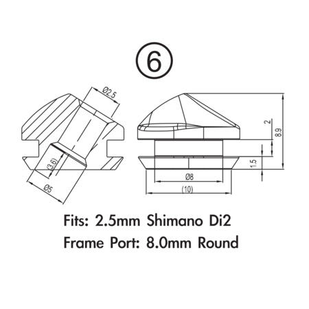 Dicas Jagwire Workshop Shimano Ultegra Di2 2mm Frame 3/3