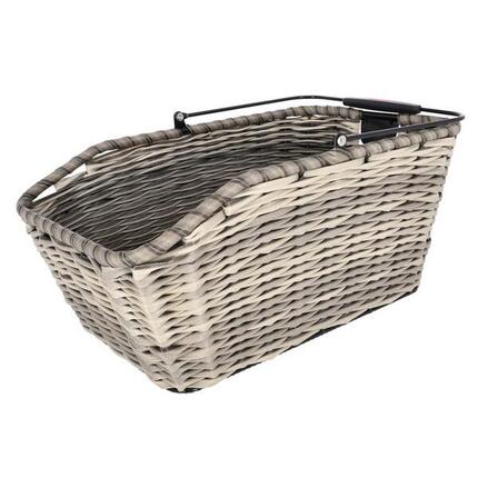 Klickfix Hinterradkorb Structura GT 44x24x20cm,schilf/gr,geflochten,f.Rackt.