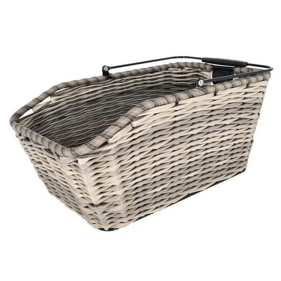 Klickfix Hinterradkorb Structura GT 44x24x20cm,schilf/gr,geflochten,f.Rackt.