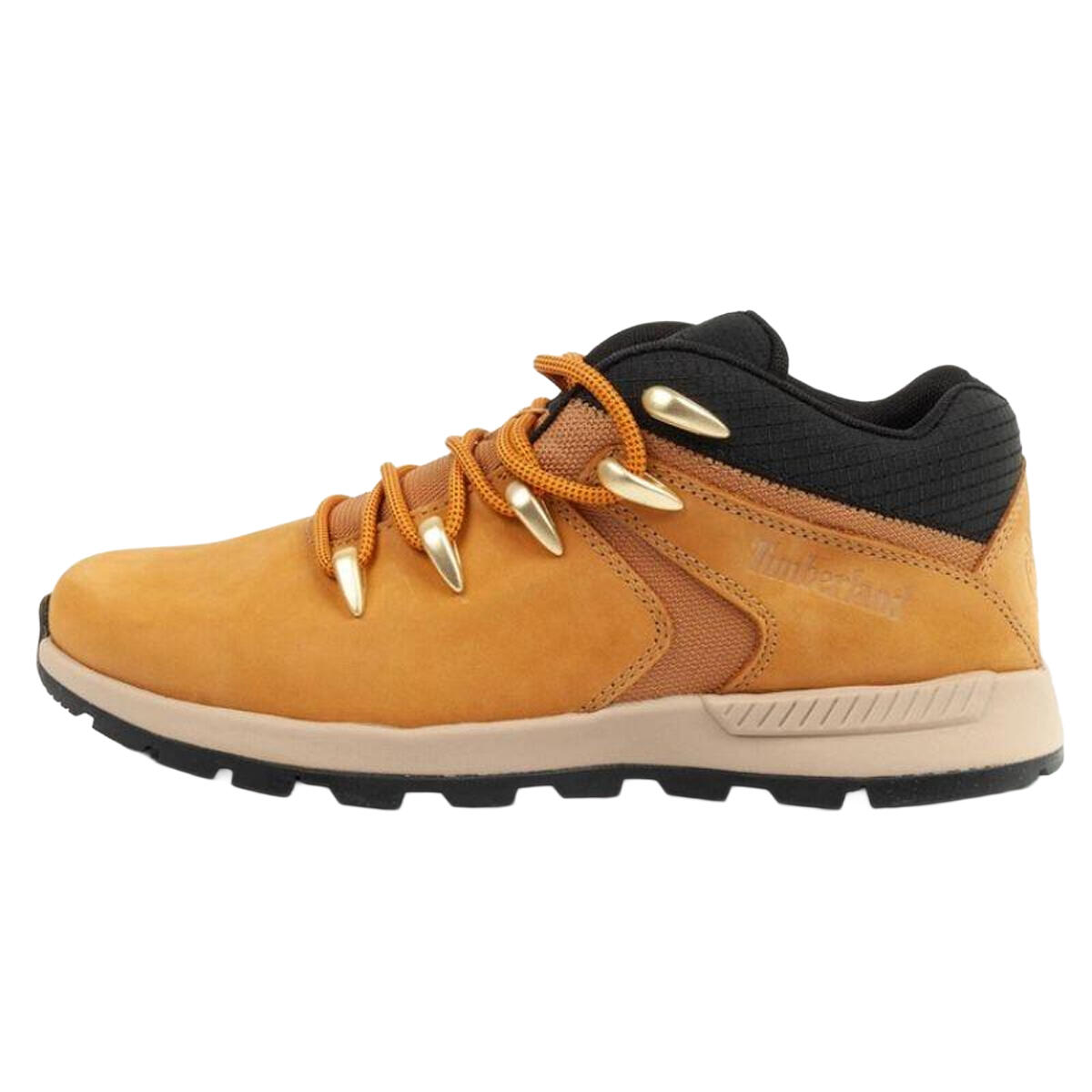 Heren Sprint Trekker Leren Trainers (Bruin) 3/4
