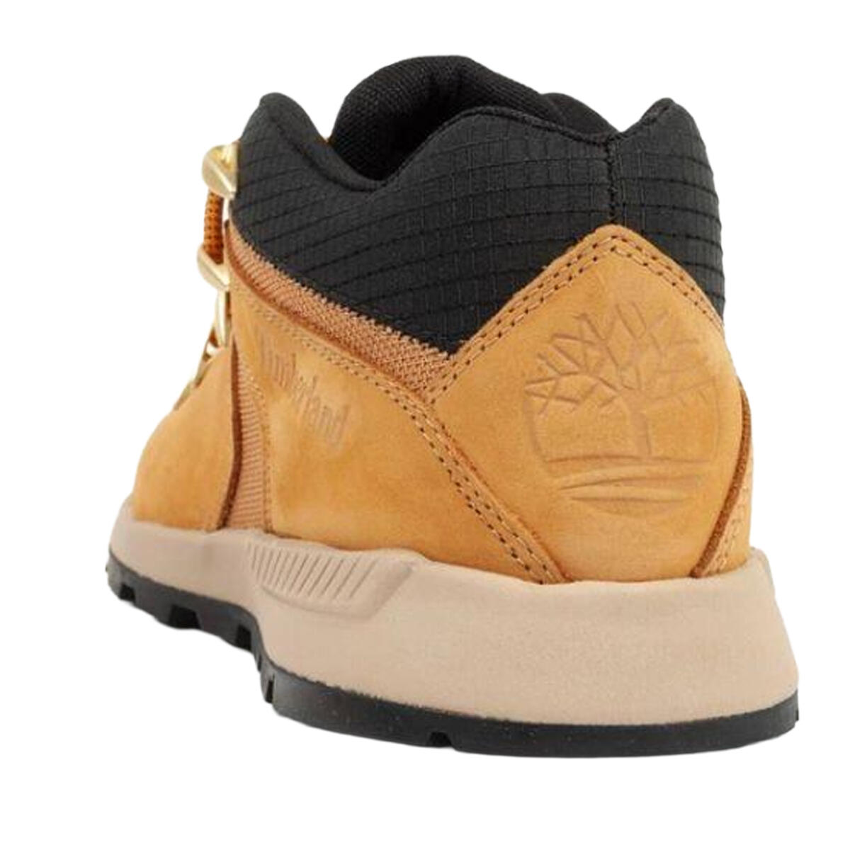 Heren Sprint Trekker Leren Trainers (Bruin) 2/4