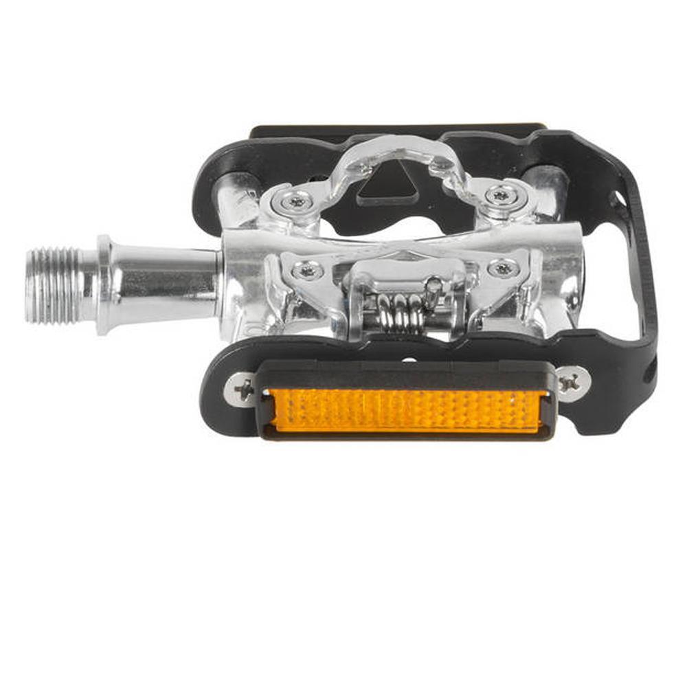 M-Wave Pedal Duo Peasy schwarz Shimano SPD 2/5